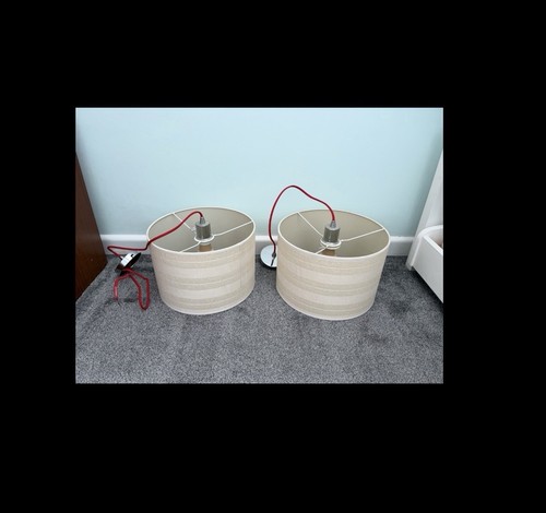 Set beige stripe drum - beige,
