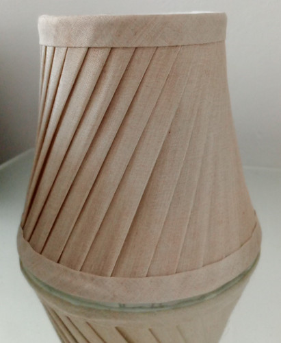 Twisted pleat lamp shade - pleat,