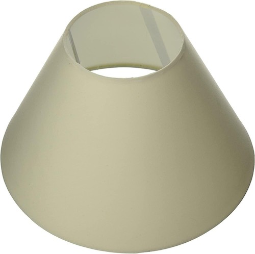 Cream cotton coolie lampshade - cotton,