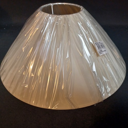 Lamp shade plain fabric coolie - shade,