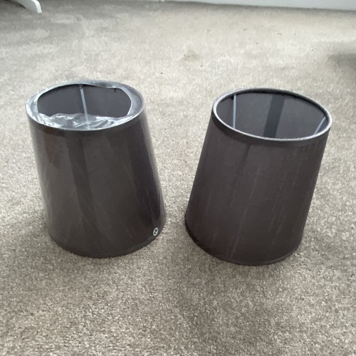 Pair grey drum cylindrical - pair, of