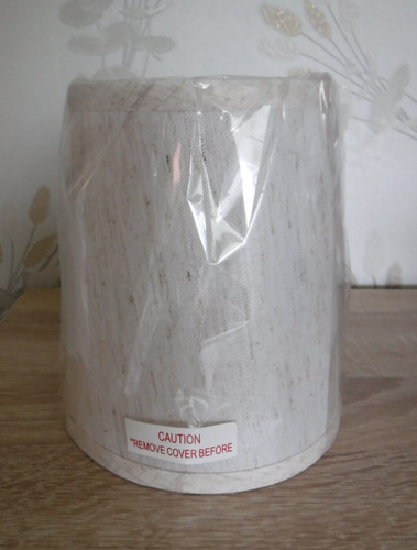 Ivory linen look table - linen,