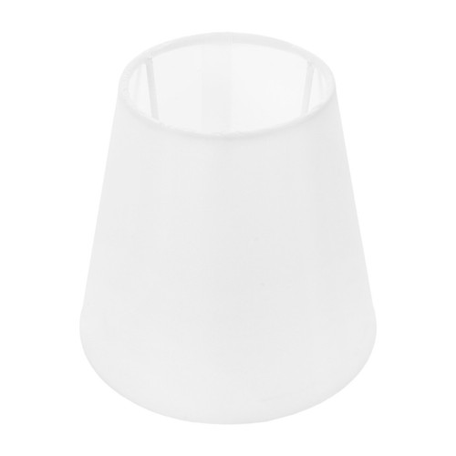 White fabric lamp - fabric,