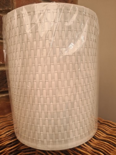 Cream lampshade cylinder drum - lampshade,