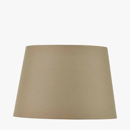 25cm taupe poly cotton tapered - 25cm,