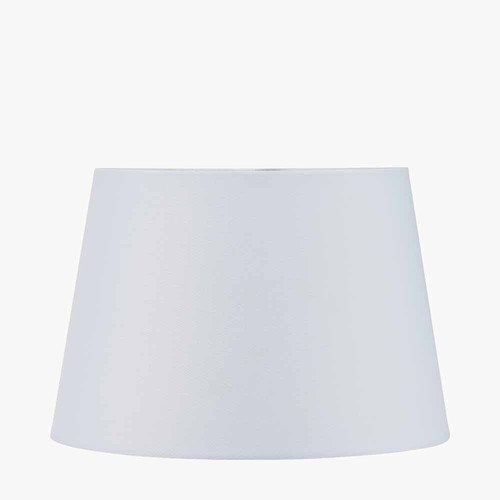 25cm white poly cotton tapered - white,