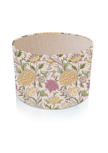 Pink and gold floral - and, with
