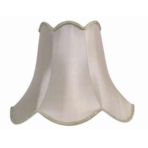 Single scallop faux silk - scallop,