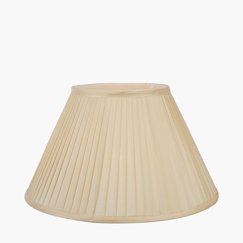 30cm light cream silk pleated - 30cm,