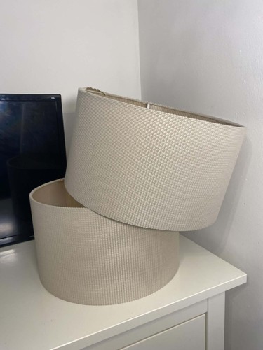 Large beige lamp - beige, shades