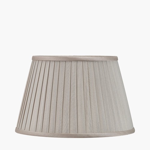 25cm taupe poly cotton - taupe, pleated