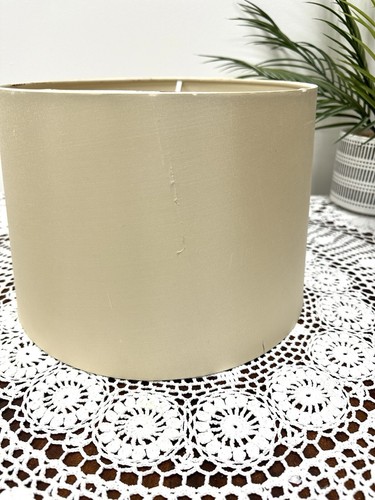 Cream lampshade for table - lampshade,