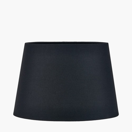30cm black poly cotton tapered - 30cm,